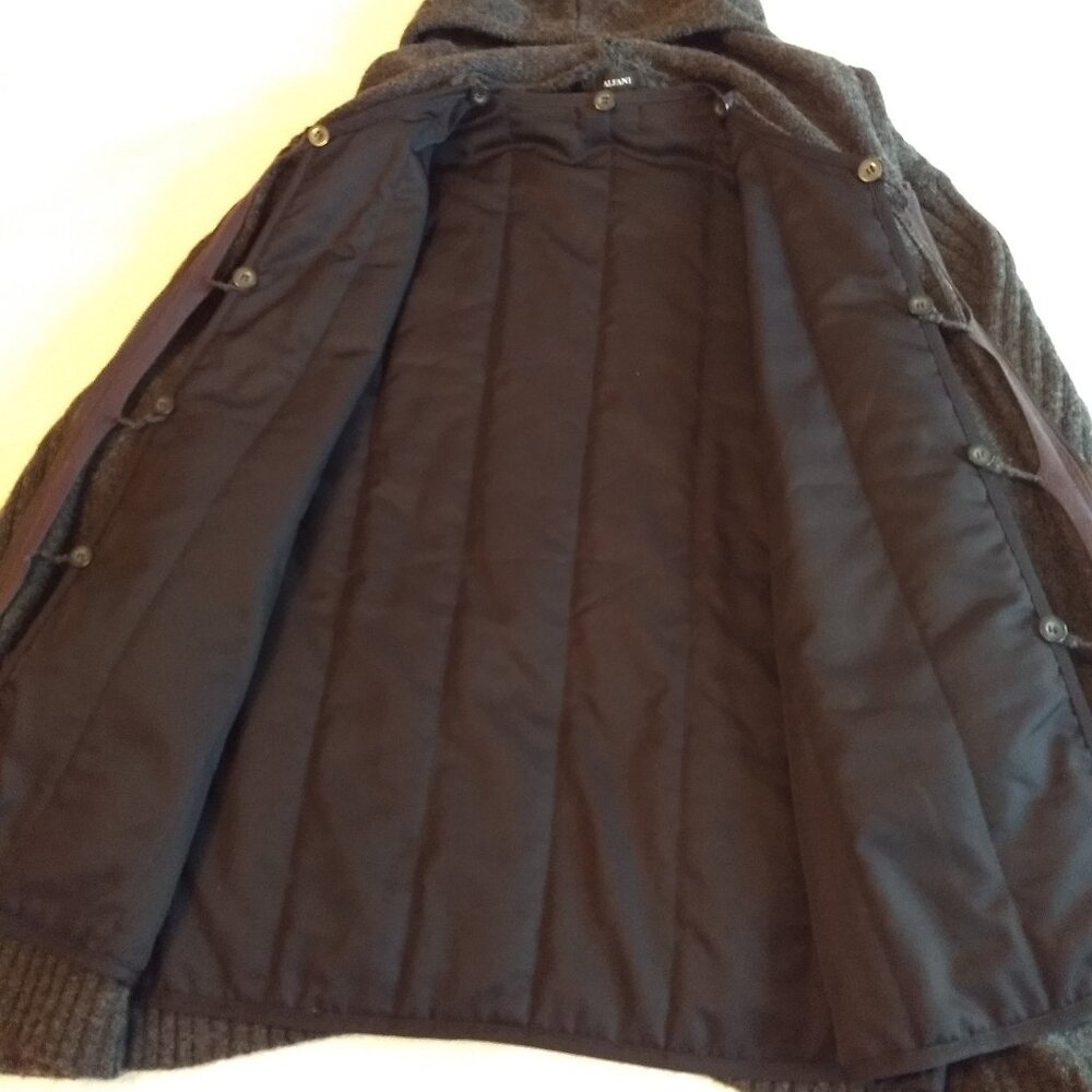 NWOT Alfani Knitted Jacket with a zipper and Removable Lining. - Picture 2 of 6